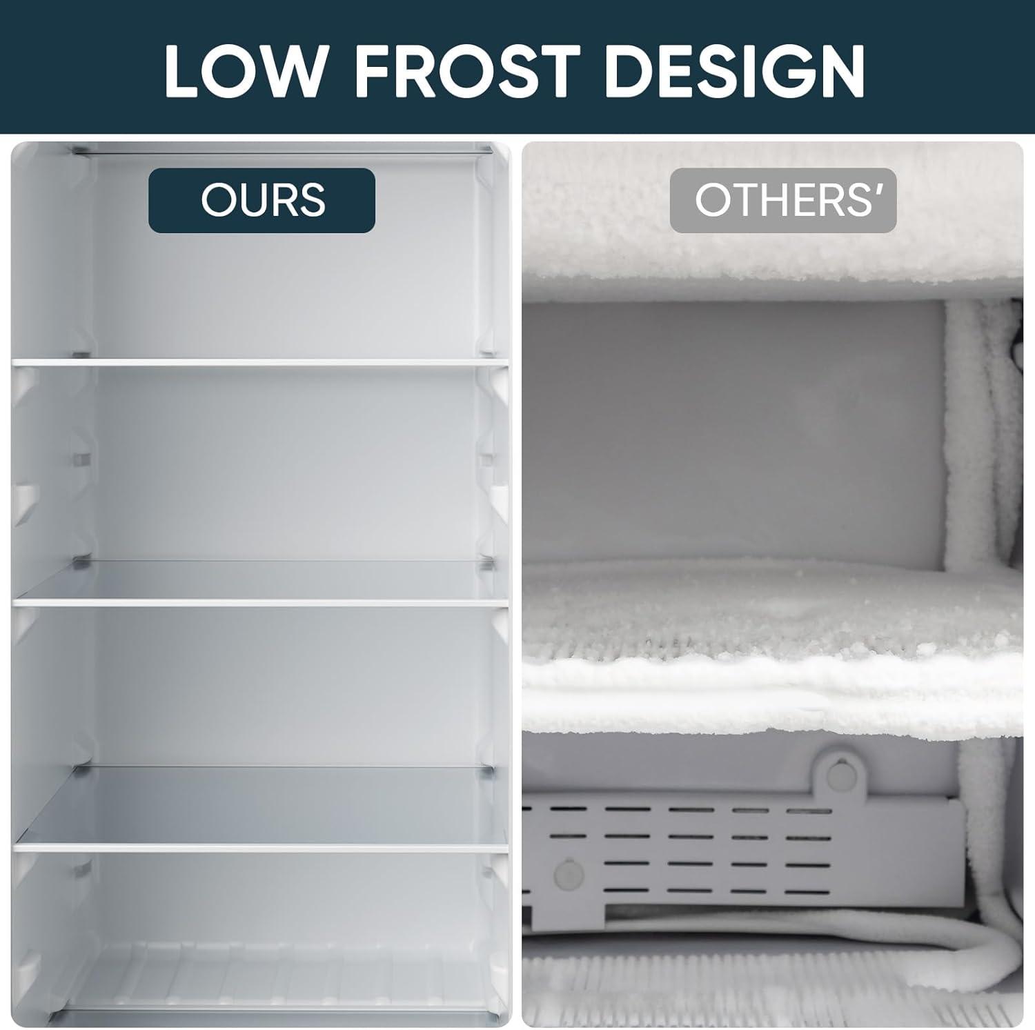 imageUpstreman 70 CuFt Convertible Upright Freezer with Large Capacity Convertible Design Energy Saving Quiet Operation Removable Shelves Suitable for Basement Dorm Apartment Office WhiteUF70