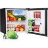 imageUpstreman 17 Cuft Mini Fridge with Freezer Dorm Essentials Adjustable Thermostat Energy Saving Low Noise Single Door Compact Refrigerator for Dorm Office Bedroom BlackFR17Stainless