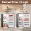 imageUpstreman 212 CuFt Convertible Upright Freezer Large Capacity Energy Star Frost Free Digital Touch Control Panel StainlessUF212