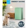 imageUpstreman 32 CuFt Mini Fridge with Freezer Single Door Mini Fridge Dorm Fridge Adjustable Thermostat Mini Refrigerator for Bedroom Office Dorm BlackBR321Mint Green