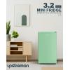 imageUpstreman 32 CuFt Mini Fridge with Freezer Single Door Mini Fridge Dorm Fridge Adjustable Thermostat Mini Refrigerator for Bedroom Office Dorm BlackBR321Mint Green