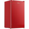 imageUpstreman 32 CuFt Mini Fridge with Freezer Single Door Mini Fridge Dorm Fridge Adjustable Thermostat Mini Refrigerator for Bedroom Office Dorm BlackBR321Passion Red