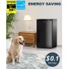 imageUpstreman 32 CuFt Mini Fridge with Freezer Single Door Mini Fridge Dorm Fridge Adjustable Thermostat Mini Refrigerator for Bedroom Office Dorm BlackBR321Glossy Black