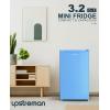 imageUpstreman 32 CuFt Mini Fridge with Freezer Single Door Mini Fridge Dorm Fridge Adjustable Thermostat Mini Refrigerator for Bedroom Office Dorm BlackBR321Baby Blue