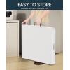 imageUpstreman Home 6ft Folding Table SwiftFold Plastic Portable Foldable Table Indoor Outdoor Heavy Duty FoldinHalf Utility Table wCarry Handle Lock Dining Party Office Wedding 350 LBSGranite White