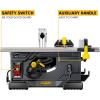 imageUpstreman Work M1 Pro Portable Table Saw 13Amp Compact Tablesaw 5700RPM 825quot 24T Blade Dust Collector Onboard Carrying Handle Easy to Carry Adjustable Cut Depth and Angle for DIY