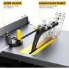 imageUpstreman Work M1 Pro Portable Table Saw 13Amp Compact Tablesaw 5700RPM 825quot 24T Blade Dust Collector Onboard Carrying Handle Easy to Carry Adjustable Cut Depth and Angle for DIY