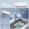 imageUpstreman 12000 BTU Mini Split Air Conditioner 115230V Mini Split AC Unit Heating system Energy Efficient Inverter AC 20 SEER2 Energy Saving Wifi Enabled with Mounting Brackets 230V230V