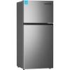 imageUpstreman 147 CuFt Double Door Refrigerator in Stainless Steel with Large Capacity Top Freezer Frost Free Adjustable Thermostat Control Fingerprintresistant ENERGY STARBD147176 CuFt