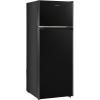 imageUpstreman 77 CuFt Refrigerator with Freezer Double Door Fridge Adjustable Thermostat Large Capacity Reversible Door Swing Refrigerator for Apartment Office Dorm BlackBD75Black
