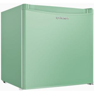 imageUpstreman 17 Cuft Mini Fridge with Freezer Dorm Essentials Adjustable Thermostat Energy Saving Low Noise Single Door Compact Refrigerator for Dorm Office Bedroom BlackFR17Mint Green