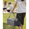 imageUpstreman 12 QT Portable Electric Cooler Thermoelectric Cooler And Warmer with Shoulder Strap 12V Car Adapter Car Refrigerator For Camping Travel Boat AR11