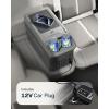 imageUpstreman 12 QT Portable Electric Cooler Thermoelectric Cooler And Warmer with Shoulder Strap 12V Car Adapter Car Refrigerator For Camping Travel Boat AR11