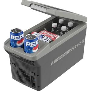 imageUpstreman 12 QT Portable Electric Cooler Thermoelectric Cooler And Warmer with Shoulder Strap 12V Car Adapter Car Refrigerator For Camping Travel Boat AR11