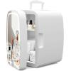 imageUpstreman Skincare Fridge with Mirror 6 Liter Mini Fridge for Skincare Makeup Fridge for Cosmetics Drinks ampamp Food Portable Personal Cooler for Bedroom Dorm and Car White