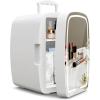 imageUpstreman Skincare Fridge with Mirror 6 Liter Mini Fridge for Skincare Makeup Fridge for Cosmetics Drinks ampamp Food Portable Personal Cooler for Bedroom Dorm and Car White