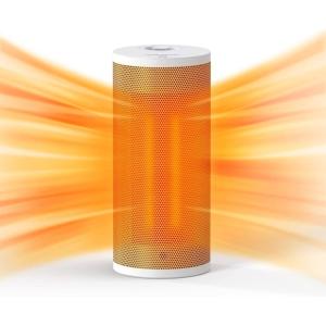 imageUpstreman Space Heater for Indoor Use 1500W Fast PTC Ceramic Heating 3s Instant Heating 70 OscillatingTipOver ProtectionSmall Heater for Office Bedroom and Desk Use White