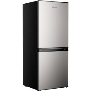 imageUpstreman 71 CuFt Refrigerator with Bottom Freezer Apartment Fridge with Freezer Energyefficient Large Capacity Adjustable Thermostat Refrigerator for Apartment Kitchen DormSilverBM71Silver